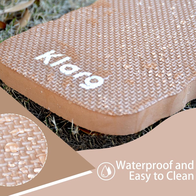Klarg Garden Kneeling Pad 2 PCS, Thick Foam Kneeling Pad, Comfortable, Waterproof Knee Mat for Gardening, Cleaning, Baby Bathing, Yoga, Camping, and Auto Repair.16.1" x 7.4" x 0.78" - Image 3